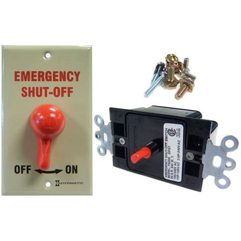 emergency shut off junction box|emergency shut off switch code.